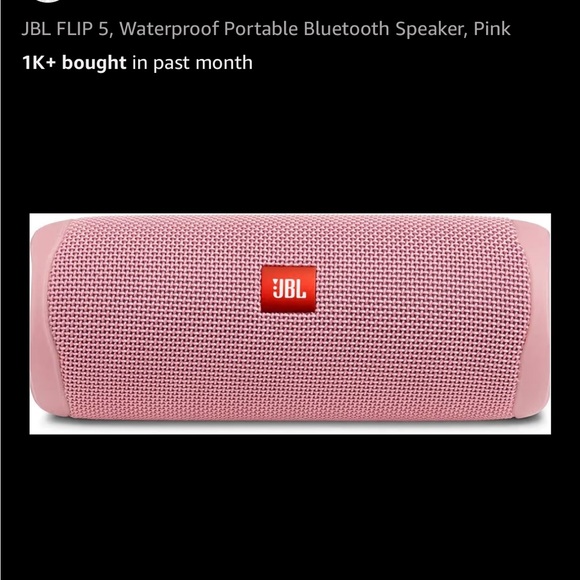 JBL Flip 5 Rose Bluetooth Speaker - Picture 7 of 8